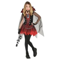 Mørk Vampyra Børnekostume