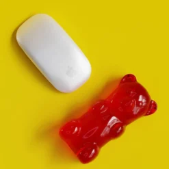 Mustard Gummibjørn Musemåtte Rød