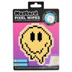 Mustard Happy Face Pixel Wipes Skærmrengøring