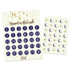 Nedtællingskalender Ramadan Mubarak