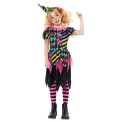 Neon Klovn Kjole Børnekostume