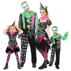 Neon Klovn Kjole Børnekostume