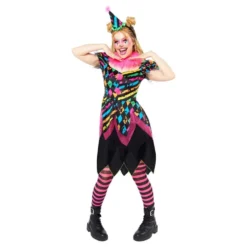 Neon Klovn Kjole Kostume