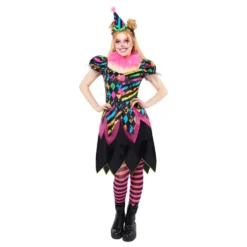 Neon Klovn Kjole Kostume
