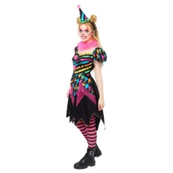 Neon Klovn Kjole Kostume