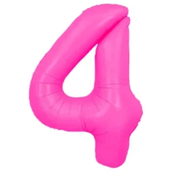 Neonpink talballon