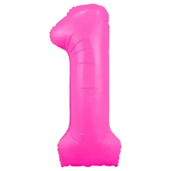 Neonpink talballon