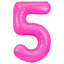 Neonpink talballon