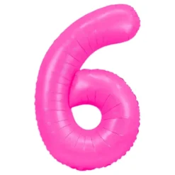 Neonpink talballon