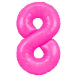 Neonpink talballon
