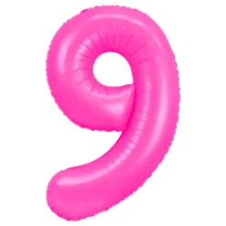 Neonpink talballon