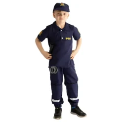 Norsk Politibetjent Børnekostume