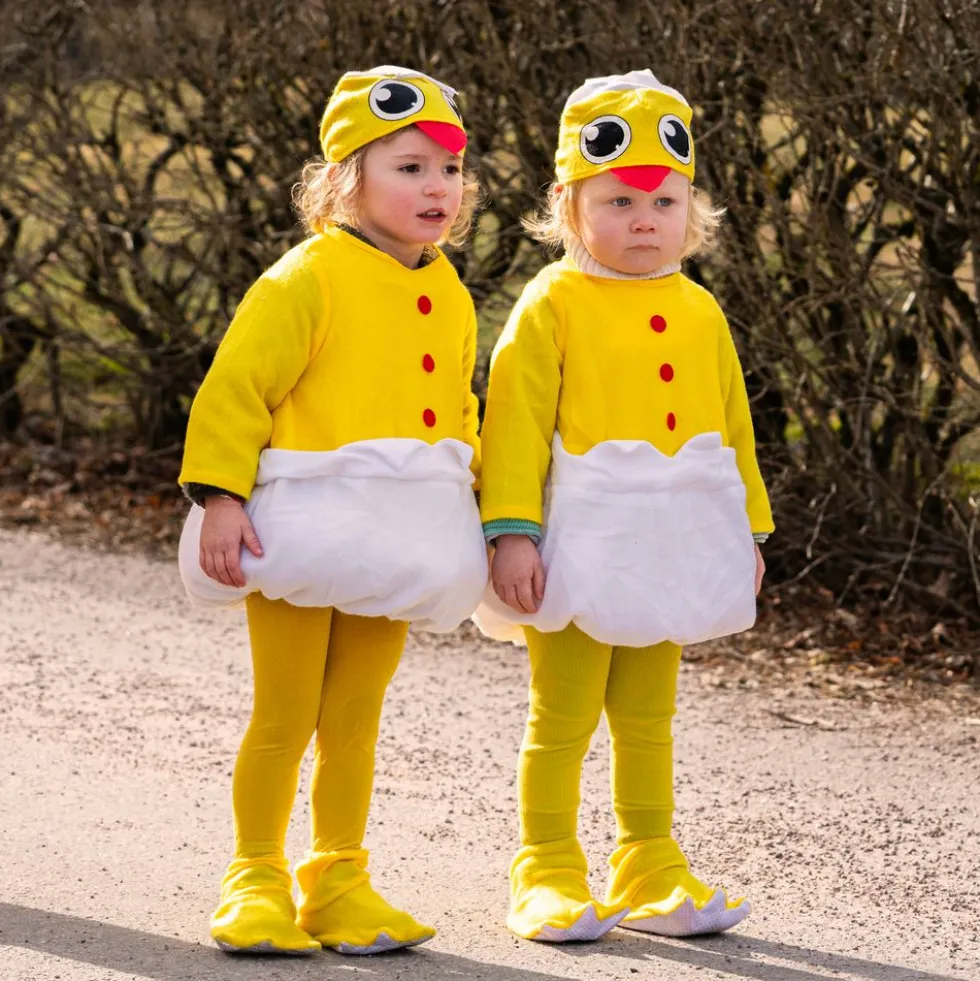 Nyudklækket Kylling Babykostume