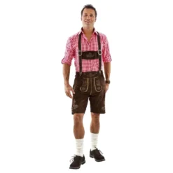 Oktoberfest Lederhosen Shorts Brune
