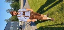 Oktoberfest Skjorte Blå