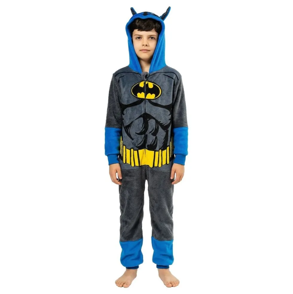 Onesie Batman™ Børnekostume