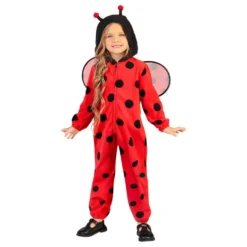 Onesie Mariehøne Børnekostume