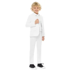 OppoSuits Boys Hvidt Kostume