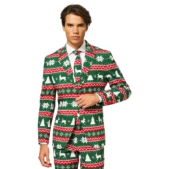 OppoSuits Festive Green Jakkesæt
