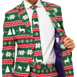 OppoSuits Festive Green Jakkesæt