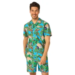 OppoSuits Minecraft Overworld Shorts Jakkesæt