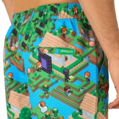 OppoSuits Minecraft Overworld Shorts Jakkesæt