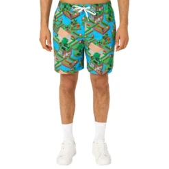 OppoSuits Minecraft Overworld Shorts Jakkesæt