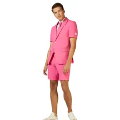 OppoSuits Mr. Pink Jakkesæt med Shorts