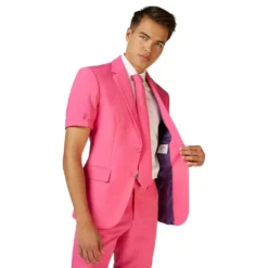 OppoSuits Mr. Pink Jakkesæt med Shorts
