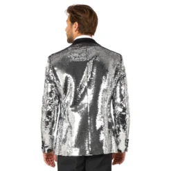 OppoSuits Paljettblazer Briliant Silver