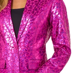 OppoSuits Peppy Pink Dame Blazer
