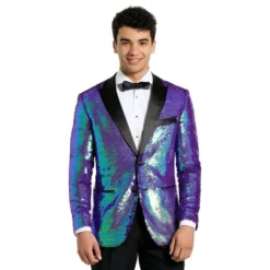 OppoSuits Sapphire Sequins Jakkesæt
