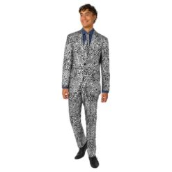 OppoSuits Silver Geo Star Jakkesæt