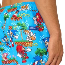 OppoSuits Sonic™ Green Hill Shorts jakkesæt
