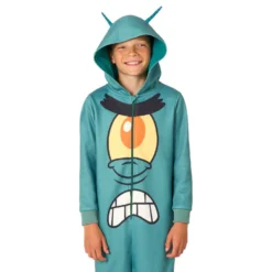 OppoSuits SvampBob Firkant Plankton Børne Onesie