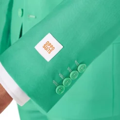 OppoSuits Trendy Turquoise Jakkesæt