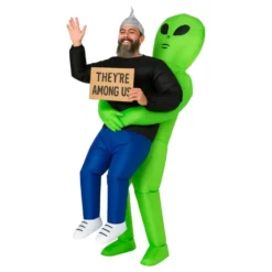Oppustelig Bærende Alien Kostume