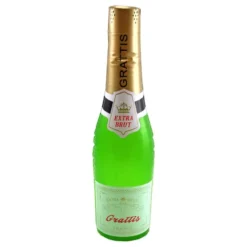 Oppustelig Champagneflaske Grattis