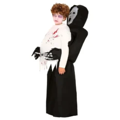 Oppustelig Døden med Krop Børnekostume