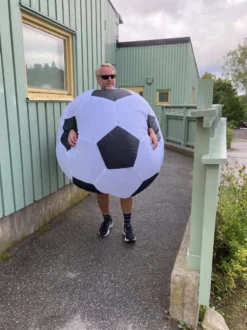 Oppustelig Fodbold Kostume