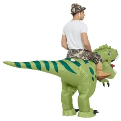 Oppustelig Ridende T-Rex Kostume