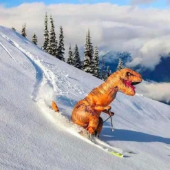 Oppusteligt T-Rex Kostume