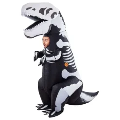 Oppusteligt T-Rex Skelet Kostume