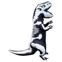 Oppusteligt T-Rex Skelet Kostume