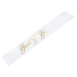 Ordensbånd Bride To Be Hvid/Guld
