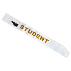 Ordensbånd Student Guld Metallic