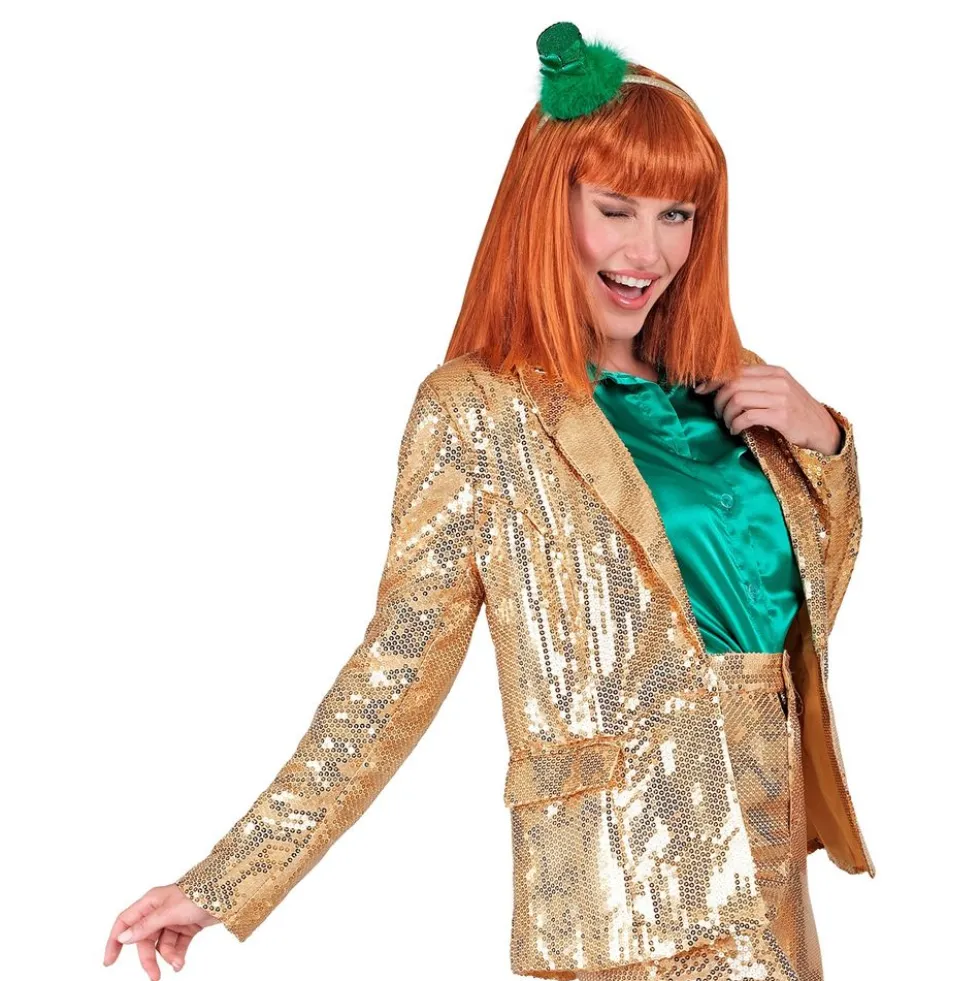 Pailletblazer Dame Guld