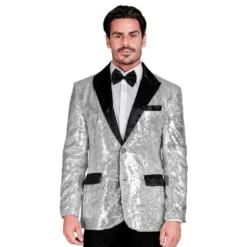 Pailletblazer Mr. Silver
