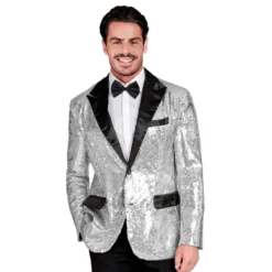 Pailletblazer Mr. Silver