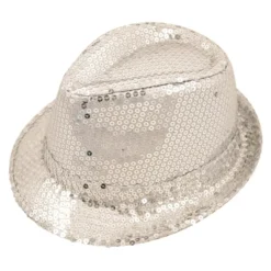 Paillethat Gangster Sølv